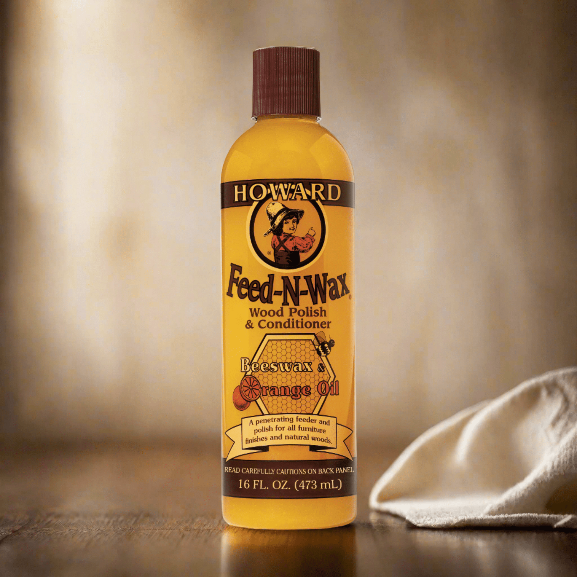 Feed-N-Wax Wood Polish & Conditioner - Howard Products, Inc.