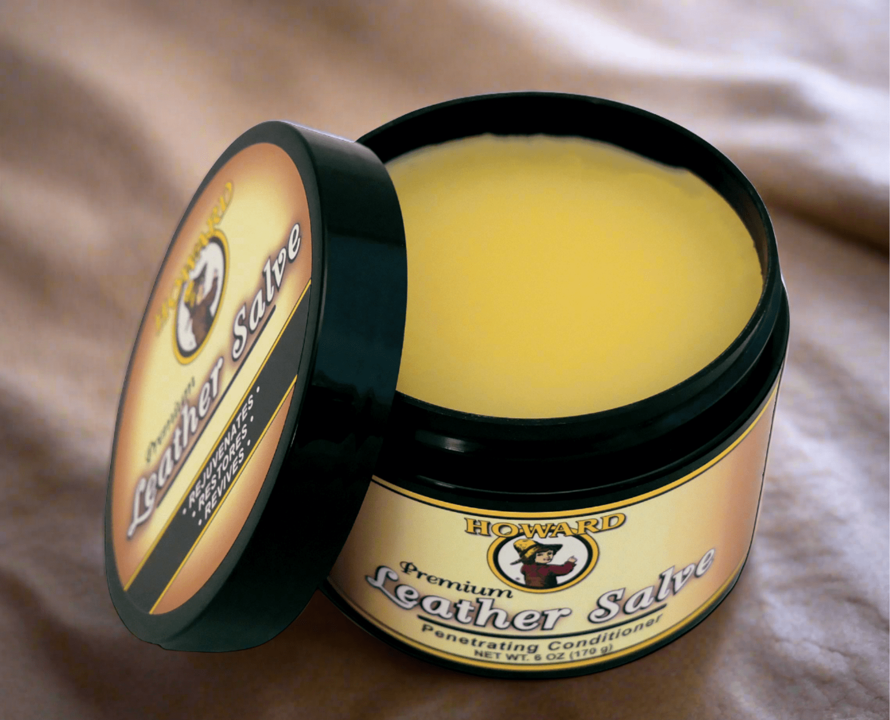 Premium Leather Salve - 6 oz. - Howard Products, Inc.