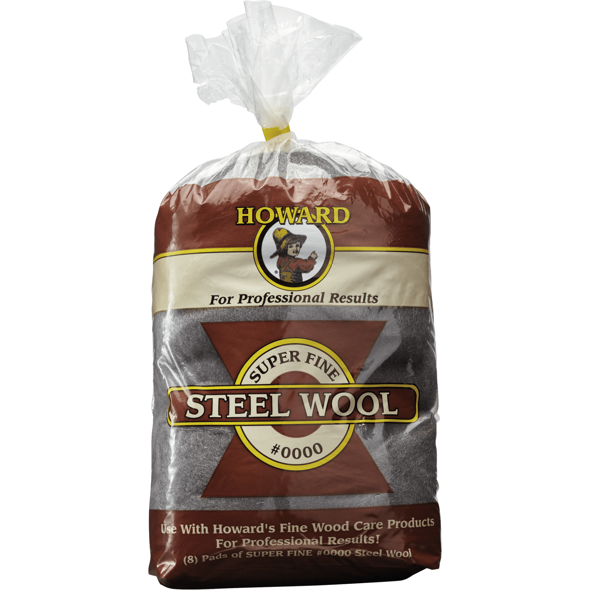 Super Fine Steel Wool 0000 (8 qty) - Howard Products, Inc.