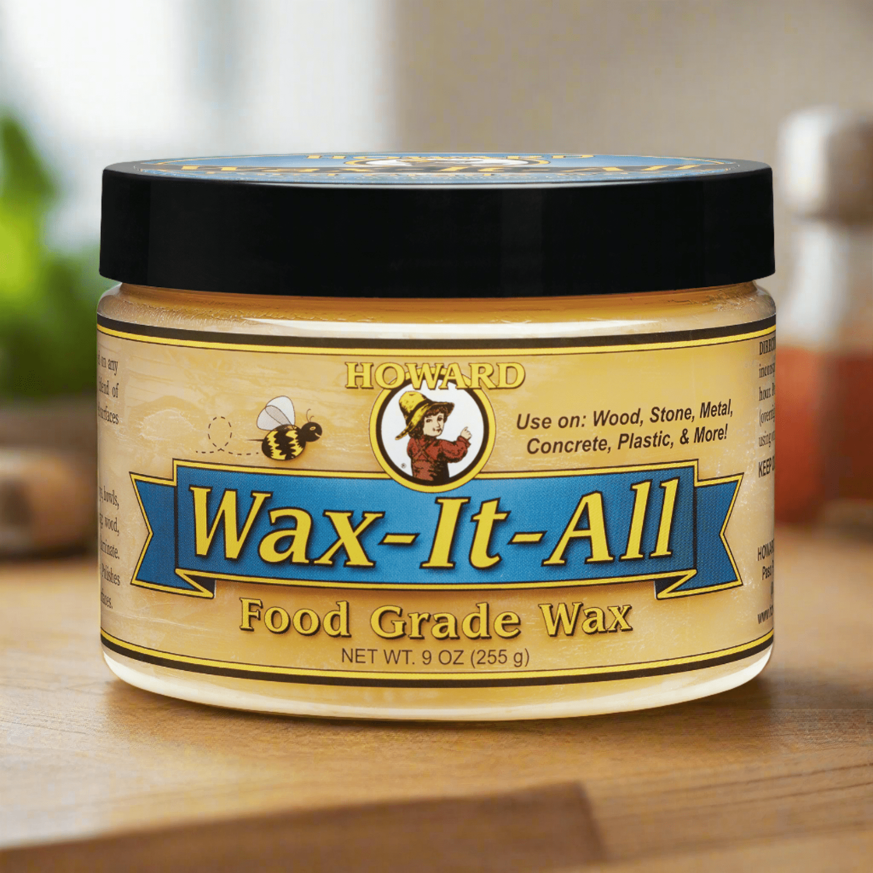 Wax-It-All Food Grade Wax - 9 oz - Howard Products, Inc.